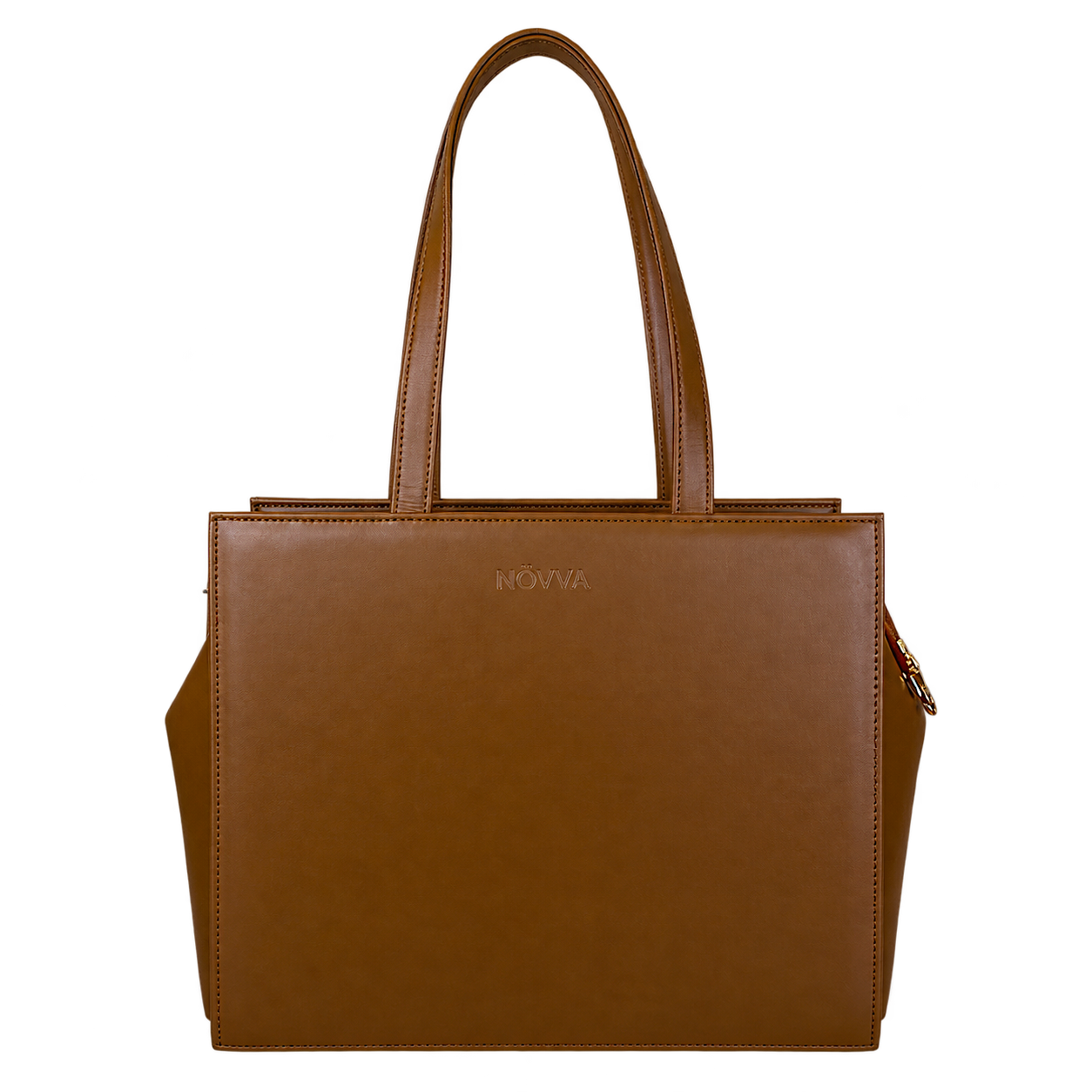 NOVYA Classic Tote Bag Brown – Premium Women's Everyday Tote