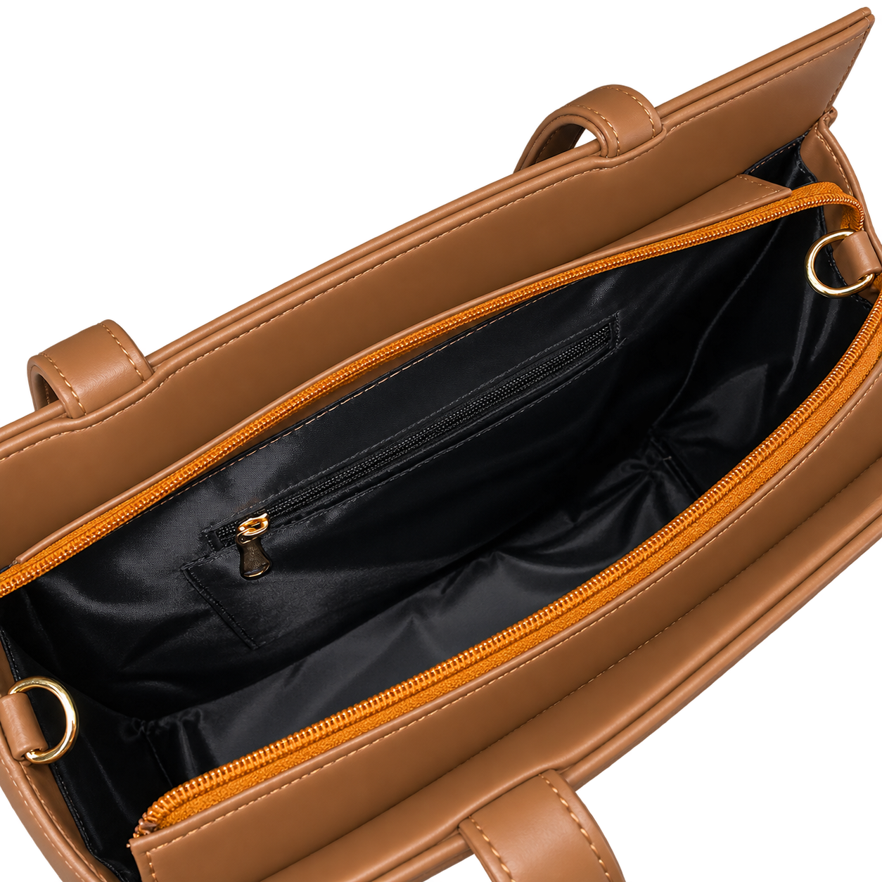 NOVYA Classic Tote Bag Brown – Premium Women's Everyday Tote