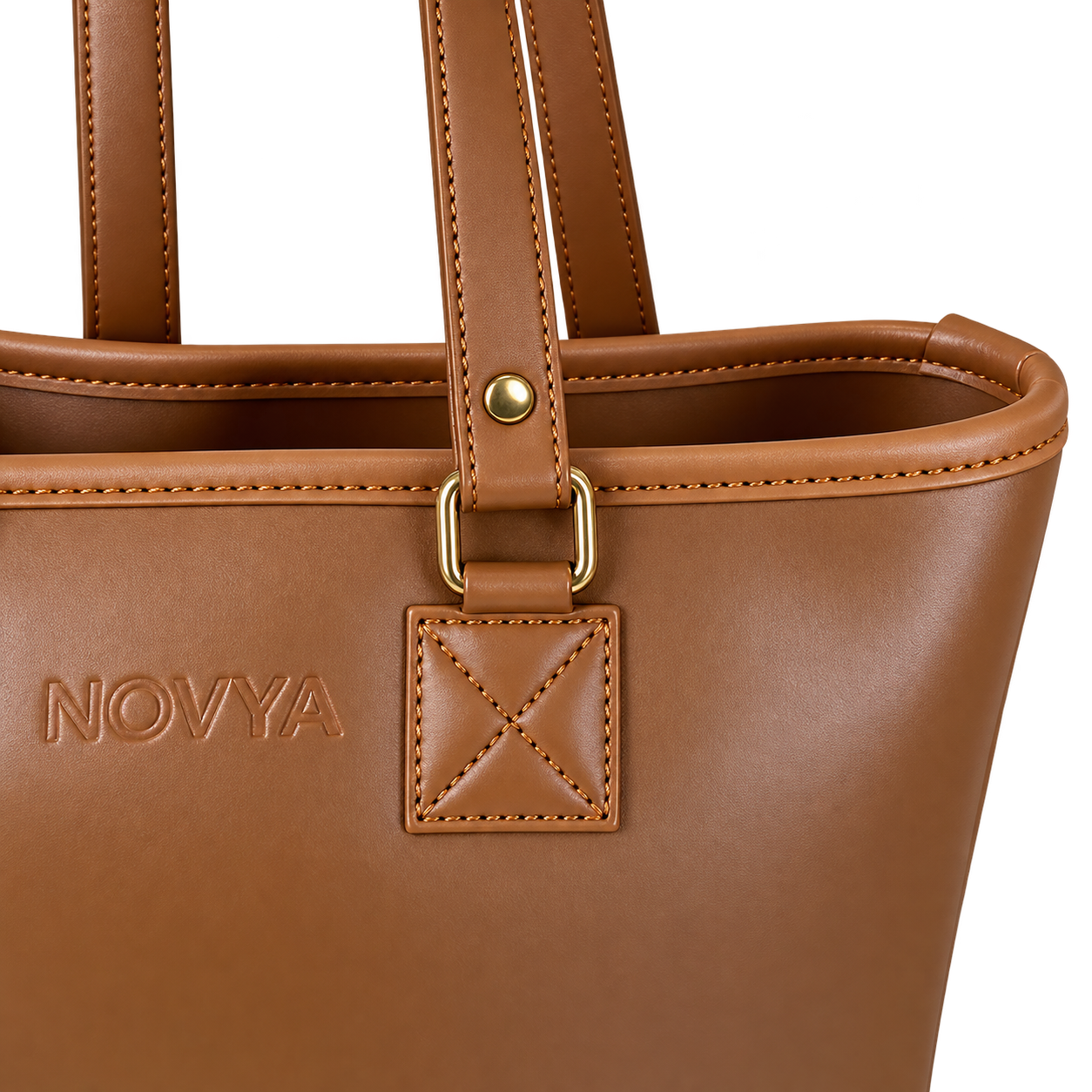 NOVYA Transit Tote Bag Brown – Convertible Women's Tote & Backpack
