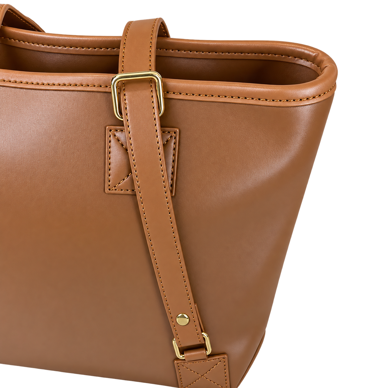 NOVYA Transit Tote Bag Brown – Convertible Women's Tote & Backpack