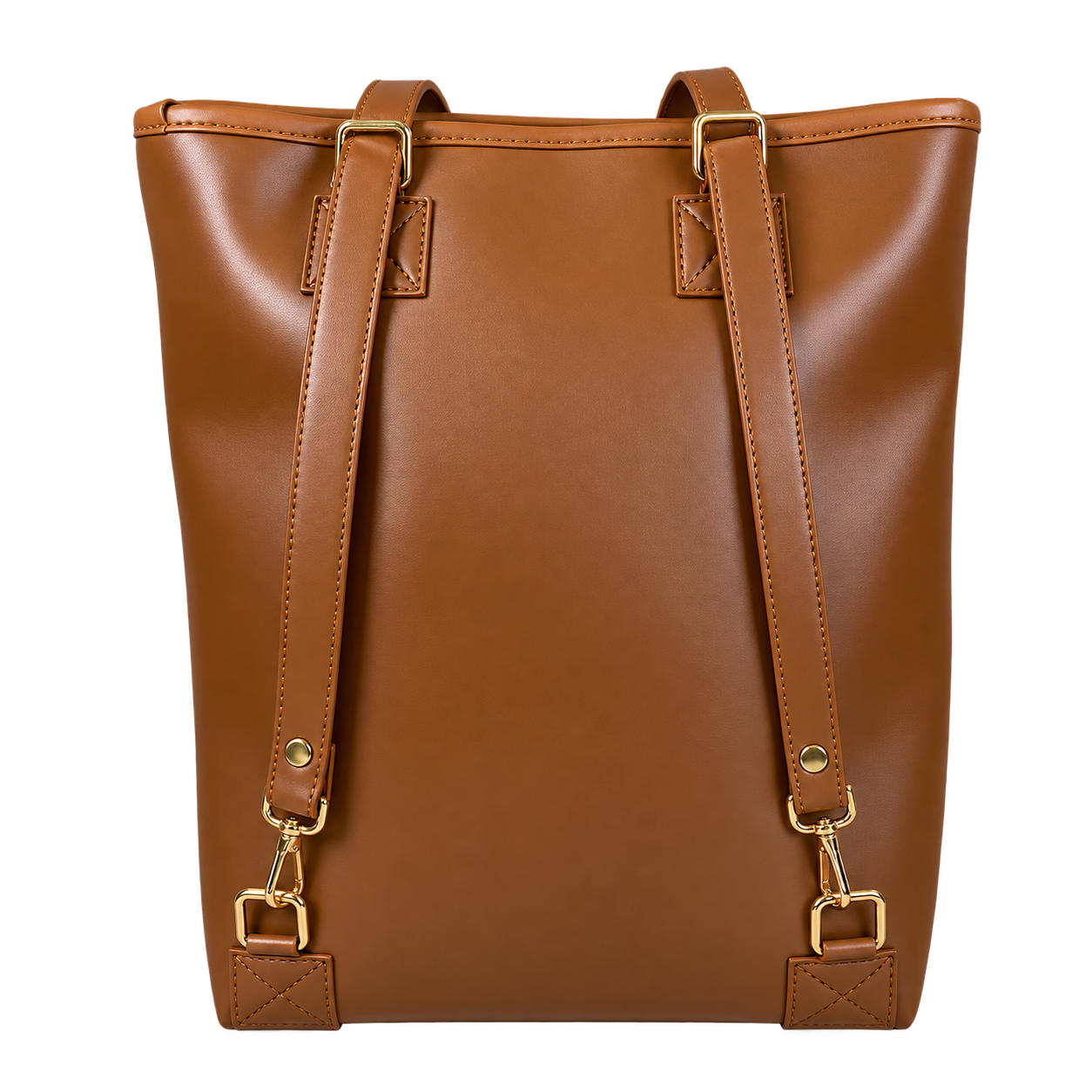 NOVYA Transit Tote Bag Brown – Convertible Women's Tote & Backpack